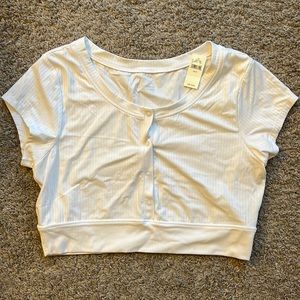 NWT Offline by Aerie ribbed crop top size medium